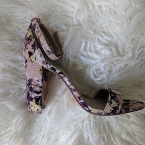 Steve Madden floral heels